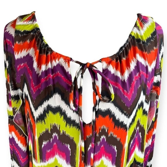 Trina Turk Aztec Pattern Boho Coverup Dress - Picture 5 of 8